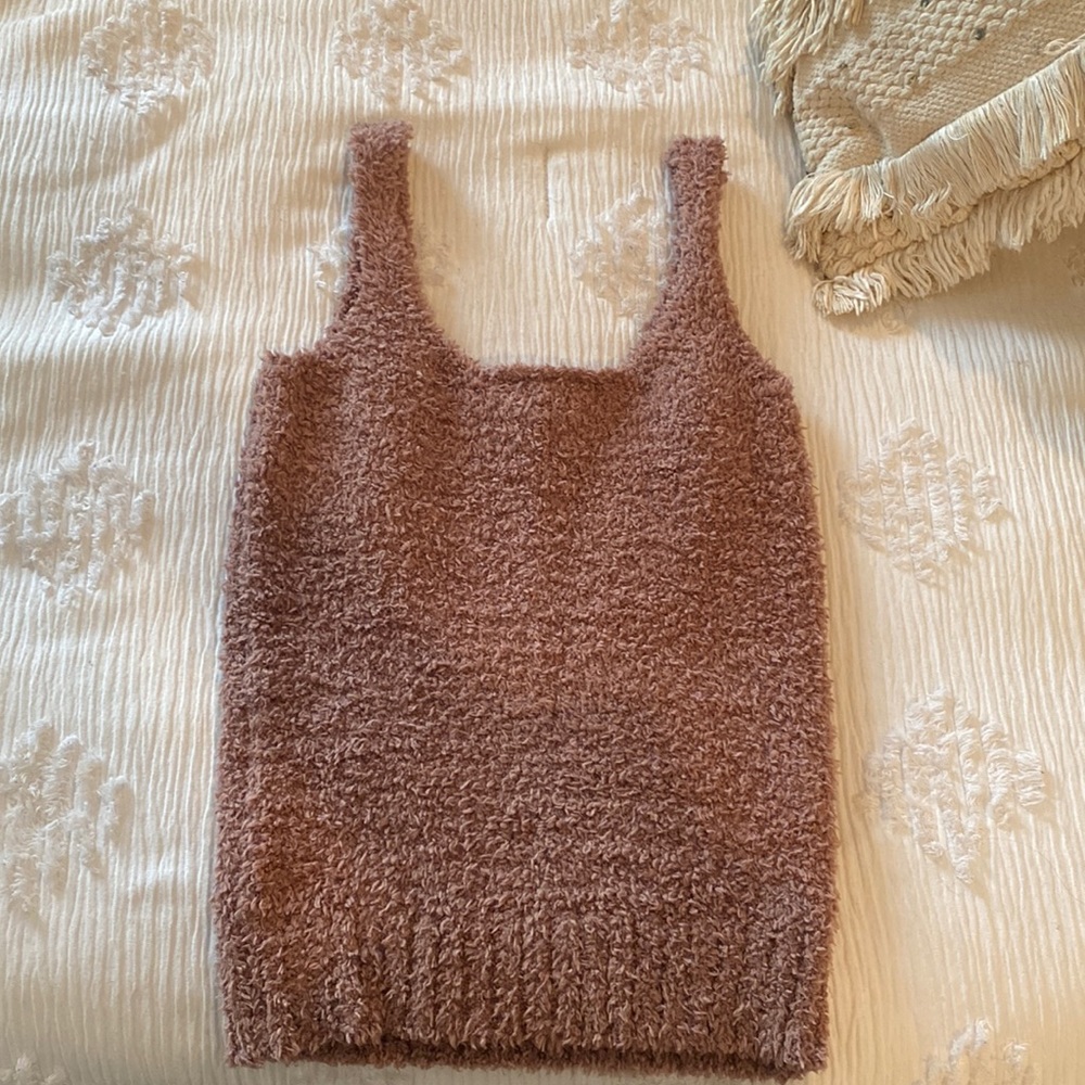 SKIMS fuzzy tank top